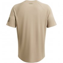 Under Armour Mens Tech Freedom Short Sleeve T-Shirt - Tan - XL