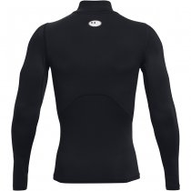 Under Armour Mens HeatGear Mock Long Sleeve - Black - XL