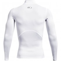 Under Armour Mens HeatGear Mock Long Sleeve - White - 3XL