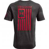 Under Armour Freedom Flag T-Shirt - Charcoal Medium Heather - S