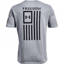 Under Armour Freedom Flag T-Shirt - Steel Medium Heather - L
