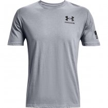 Under Armour Freedom Flag T-Shirt - Steel Medium Heather - XL
