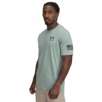 Under Armour Freedom Flag T-Shirt - Silica Green - S