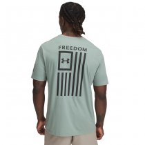 Under Armour Freedom Flag T-Shirt - Silica Green - XL