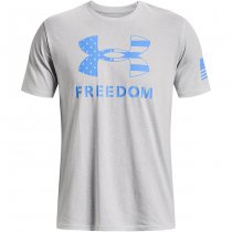 Under Armour Freedom Logo T-Shirt - Halo Grey Light Heather - M