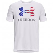 Under Armour Freedom Logo T-Shirt - White / Steel - 2XL