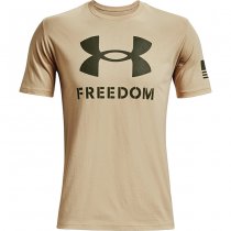 Under Armour Freedom Logo T-Shirt - Desert Sand - S