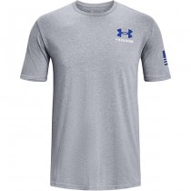 Under Armour Freedom Banner T-Shirt - Steel Medium Heather - 2XL