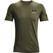 Under Armour Freedom Banner T-Shirt - Marine OD Green / Black - 3XL