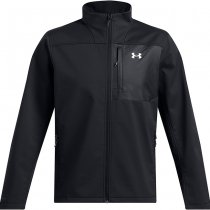 Under Armour Mens Shield Jacket - Black / White - 2XL