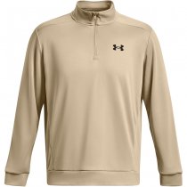 Under Armour Mens Armour Fleece 1/2 Zip - Khaki - 2XL