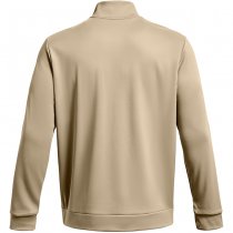 Under Armour Mens Armour Fleece 1/2 Zip - Khaki - M