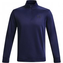 Under Armour Mens Armour Fleece 1/2 Zip - Navy Blue - 3XL