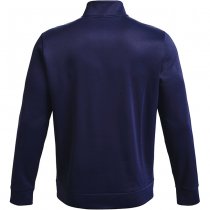 Under Armour Mens Armour Fleece 1/2 Zip - Navy Blue - 3XL