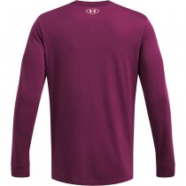 Under Armour Mens Project Rock Brahma Bull Shirt - Purple Gemini / Flare Orange - XL