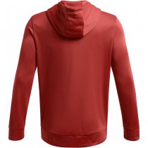 Under Armour Mens Armour Fleece Hunt Logo Hoodie - Red - M