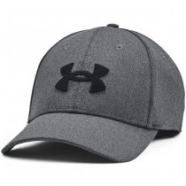 Under Armour Mens Blitzing Low Stretch Fit Cap - Black / Grey - L/XL