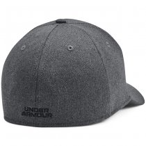 Under Armour Mens Blitzing Low Stretch Fit Cap - Black / Grey - L/XL
