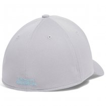Under Armour Mens Blitzing Low Stretch Fit Cap - Light Grey - S/M