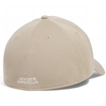 Under Armour Mens Blitzing Low Stretch Fit Cap - Khaki - L/XL