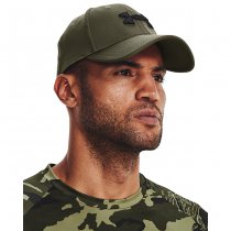Under Armour Mens Blitzing Low Stretch Fit Cap - Marine OD Green - M/L