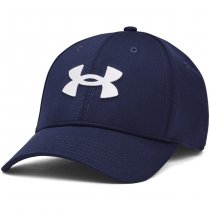 Under Armour Mens Blitzing Low Stretch Fit Cap - Navy Blue - L/XL
