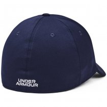 Under Armour Mens Blitzing Low Stretch Fit Cap - Navy Blue - XL/2XL
