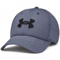 Under Armour Mens Blitzing Low Stretch Fit Cap - Navy Blue Full Heather - L/XL