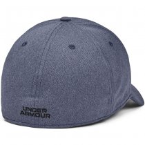 Under Armour Mens Blitzing Low Stretch Fit Cap - Navy Blue Full Heather - M/L