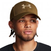 Under Armour Mens Blitzing Low Stretch Fit Cap - Coyote - L/XL