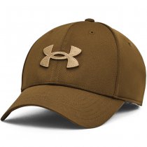 Under Armour Mens Blitzing Low Stretch Fit Cap - Coyote - M/L