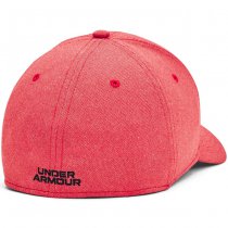 Under Armour Mens Blitzing Low Stretch Fit Cap - Red / Black - XL/2XL