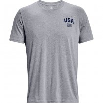Under Armour Freedom Eagle T-Shirt - Steel Light Heather - S