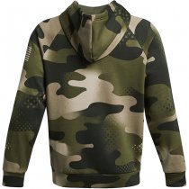 Under Armour Freedom Rival Fleece Amp Hoodie - Marine OD Green / Khaki Base - 3XL
