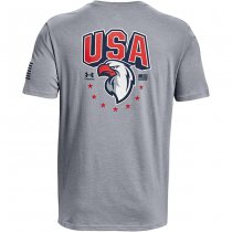 Under Armour Freedom Eagle T-Shirt - Steel Medium Heather - L