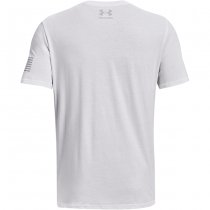 Under Armour Freedom Big Flag Logo Lockup T-Shirt - White - L