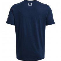 Under Armour Freedom Big Flag Logo Lockup T-Shirt - Academy - 3XL