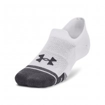 Under Armour Performance Tech 3-Pack Ultra Low Socks - White / White / Jet Grey - XL