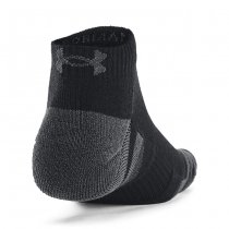Under Armour Performance Tech 3-Pack Low Cut Socks - Black / Jet Grey - L