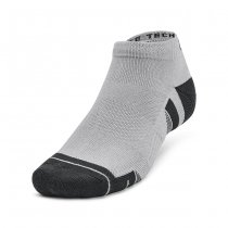 Under Armour Performance Tech 3-Pack Low Cut Socks - Mod Grey / White / Jet Grey - XL