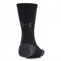 Under Armour Performance Tech 3-Pack Crew Socks - Black / Jet Grey - M