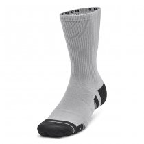 Under Armour Performance Tech 3-Pack Crew Socks - Mod Grey / White / Jet Grey - L