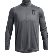 Under Armour Freedom Tech 1/2 Zip - Pitch Grey / Black - XL
