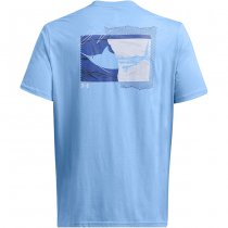 Under Armour Mens Marlin Short Sleeve - Tech Blue - M