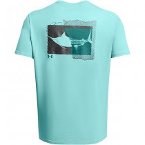 Under Armour Mens Marlin Short Sleeve - Radial Turquoise / Coastal Teal - 2XL