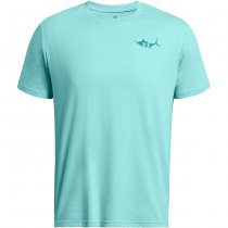 Under Armour Mens Marlin Short Sleeve - Radial Turquoise / Coastal Teal - L