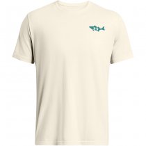Under Armour Mens Walleye Short Sleeve - Summit White / Coastal Teal - XL