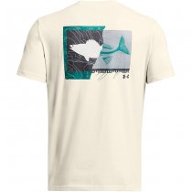 Under Armour Mens Walleye Short Sleeve - Summit White / Coastal Teal - XL