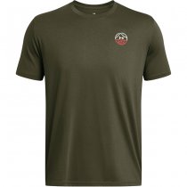 Under Armour Mens Outdoor Cube Short Sleeve - Marine OD Green / Summit White - 3XL
