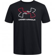 Under Armour Mens Foundation Short Sleeve - Black - L